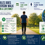 How Many Miles Does the Average Person Walk in a Year and in a Lifetime