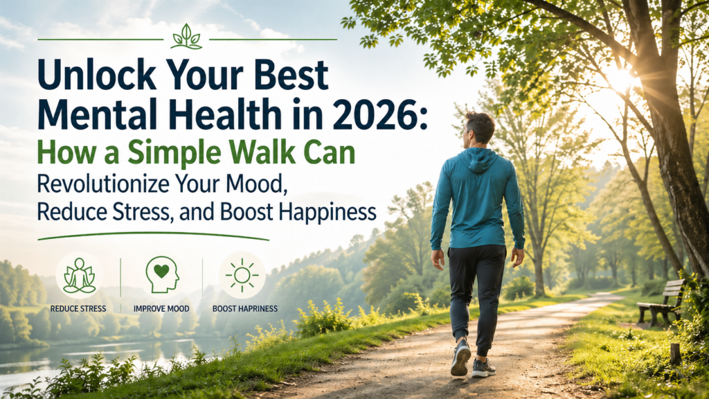 Unlock Your Best Mental Health in 2026 How a Simple Walk Can Revolutionize Your Mood, Reduce Stress, and Boost Happiness