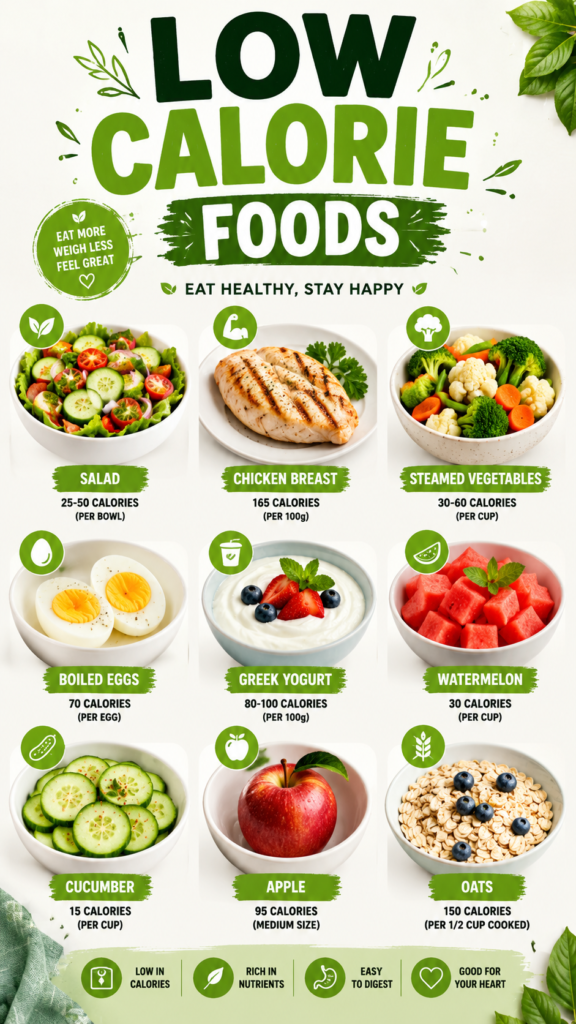 Low Calorie Foods The Ultimate Beginner’s Guide to Healthy Weight Loss, Fat Burning & Smart Eating