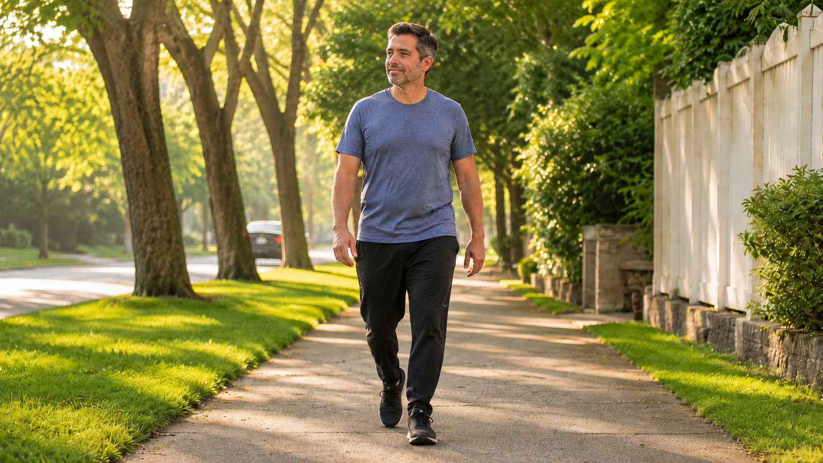 Outdoor Walking is one of the easy workout for weight loss