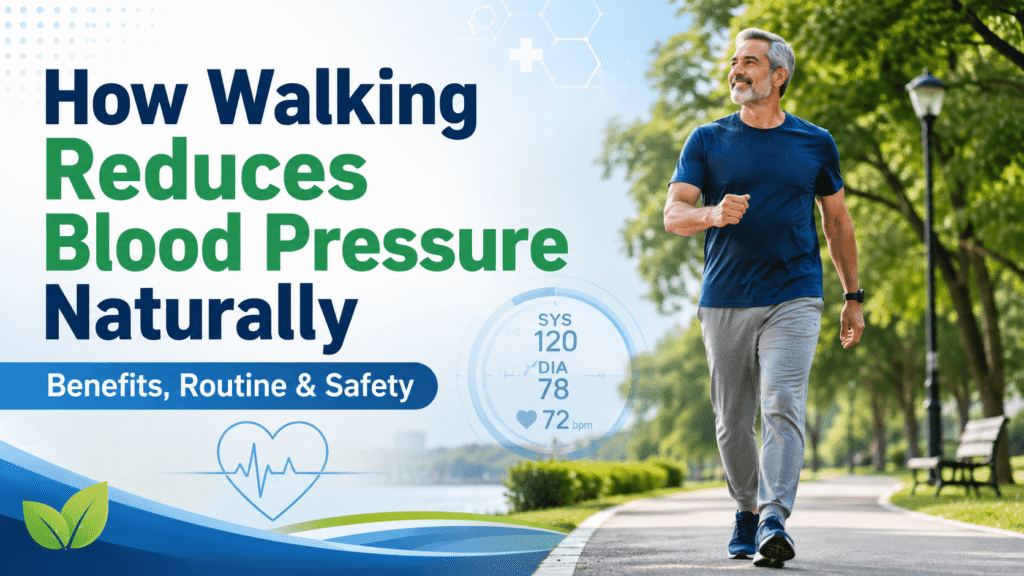How Walking Reduces Blood Pressure Naturally
