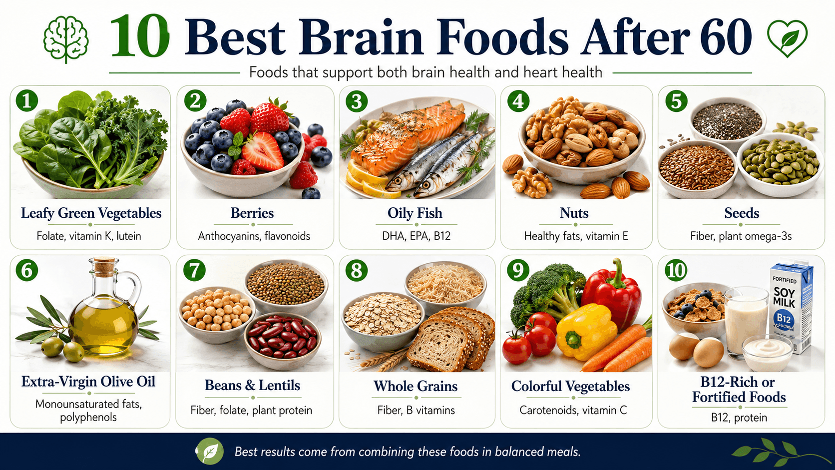 10 best brain foods after 60 