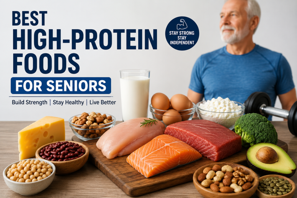 High-protein foods for seniors' health