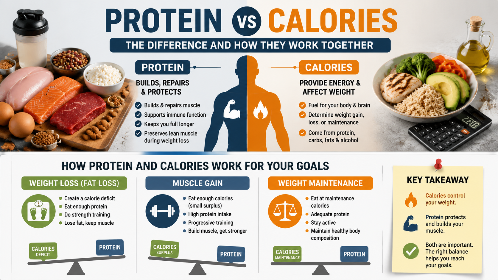 Protein vs calories understanding the balance
