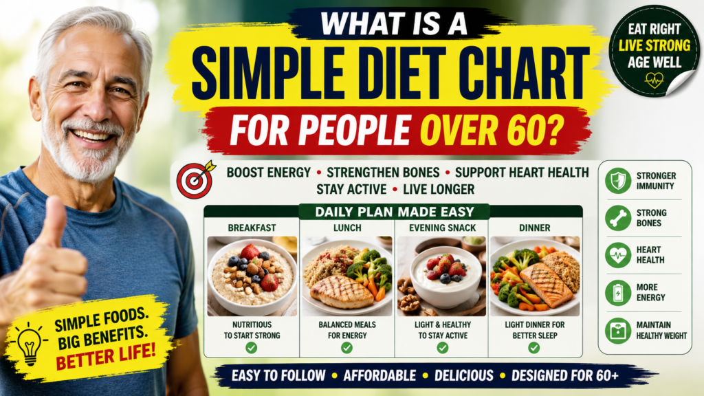 Simple diet chart for over 60s