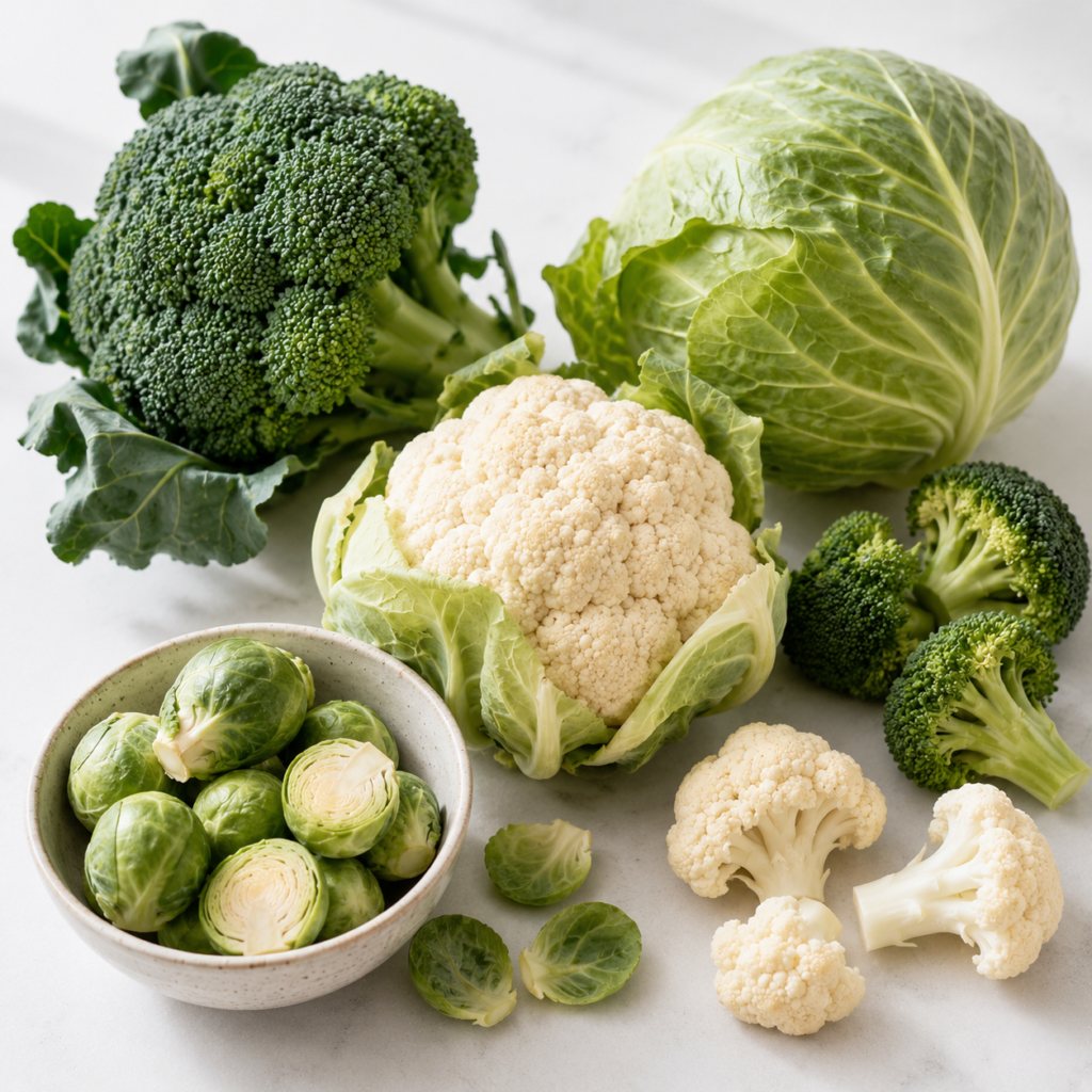 These vegetables are rich in fiber, vitamin C, vitamin K, minerals, and natural plant compounds.
