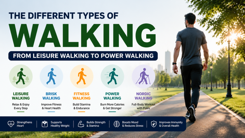 Types of walking for health