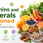 Vitamins and minerals explained