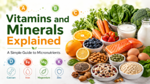 Vitamins and minerals explained