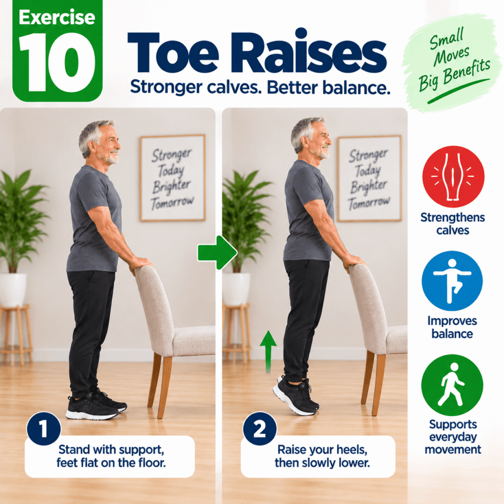 10. Toe Raises