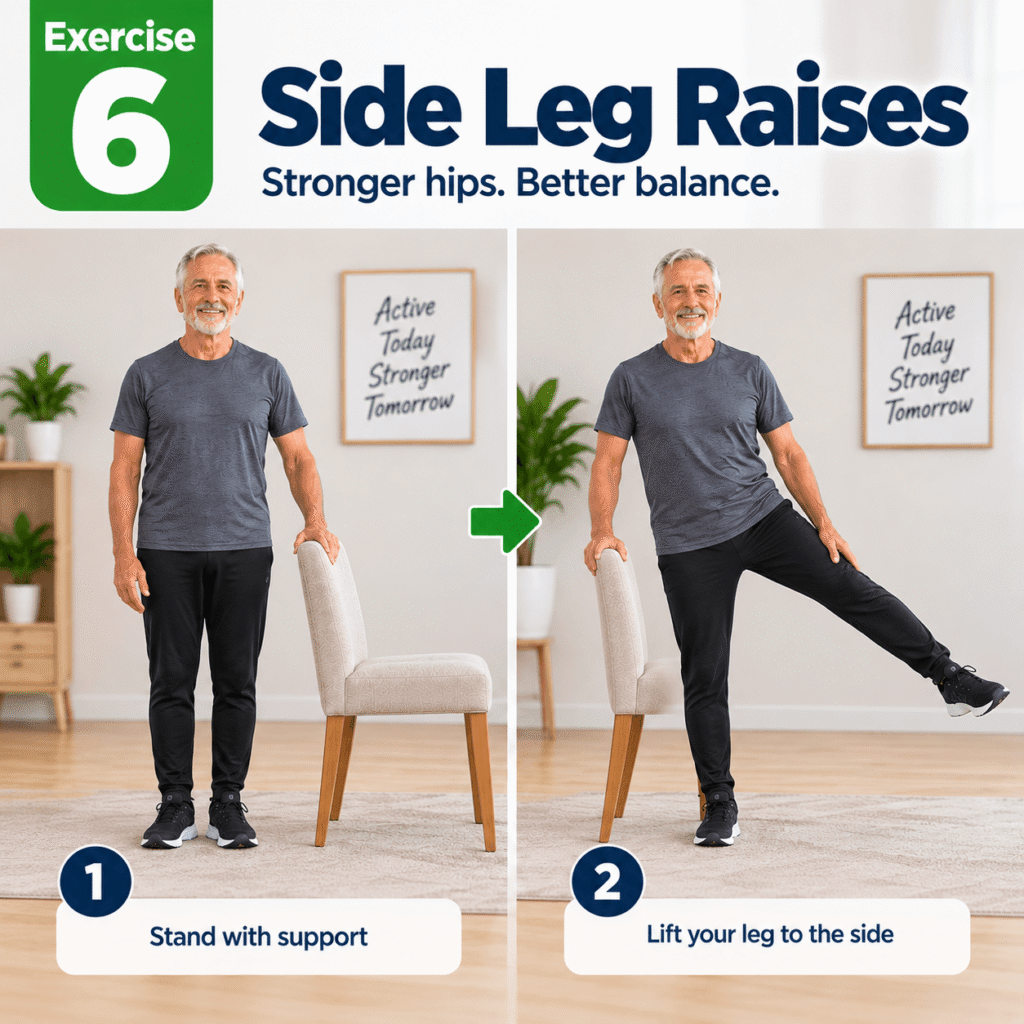 6. Side Leg Raises