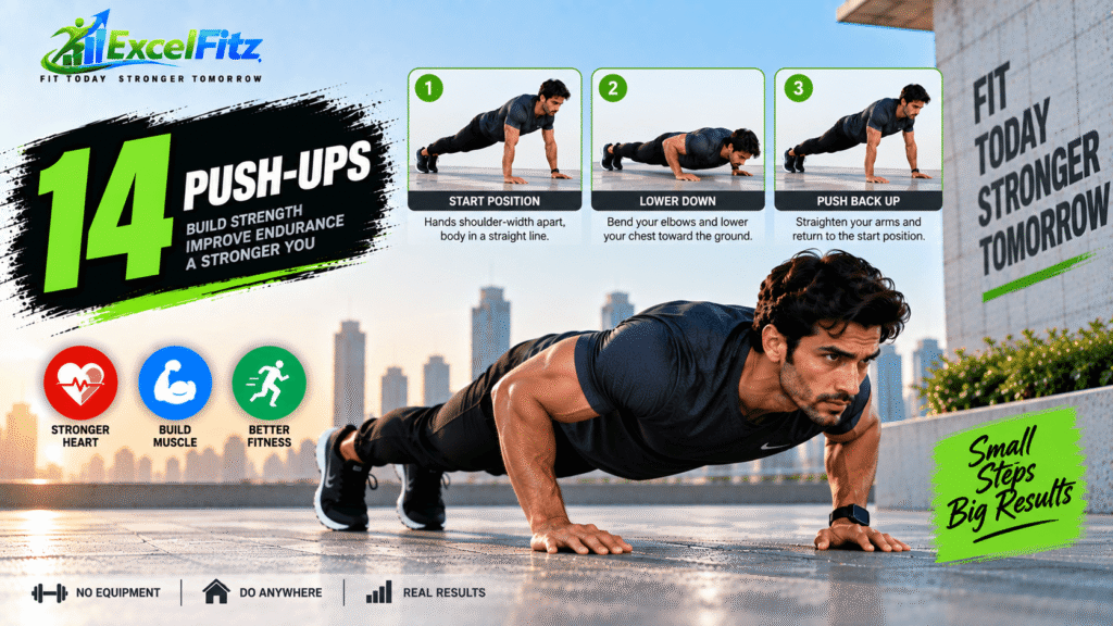 Push-ups are bodyweight resistance exercises that primarily train the chest, shoulders, and triceps while requiring the core to stabilize the torso.