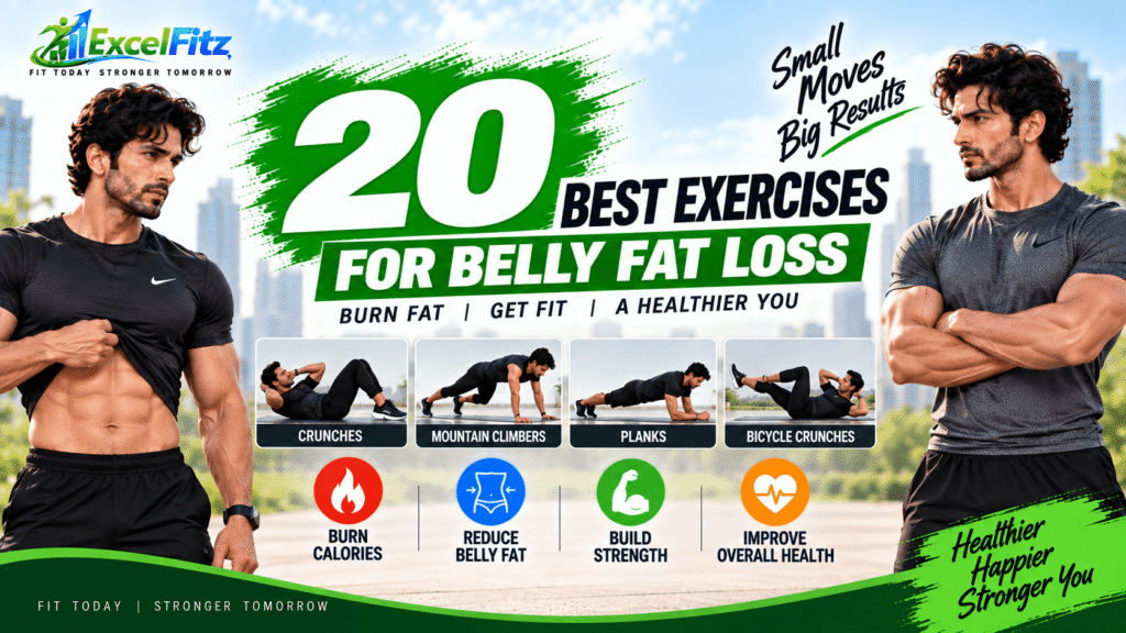 20 Best Exercises for Belly Fat Loss