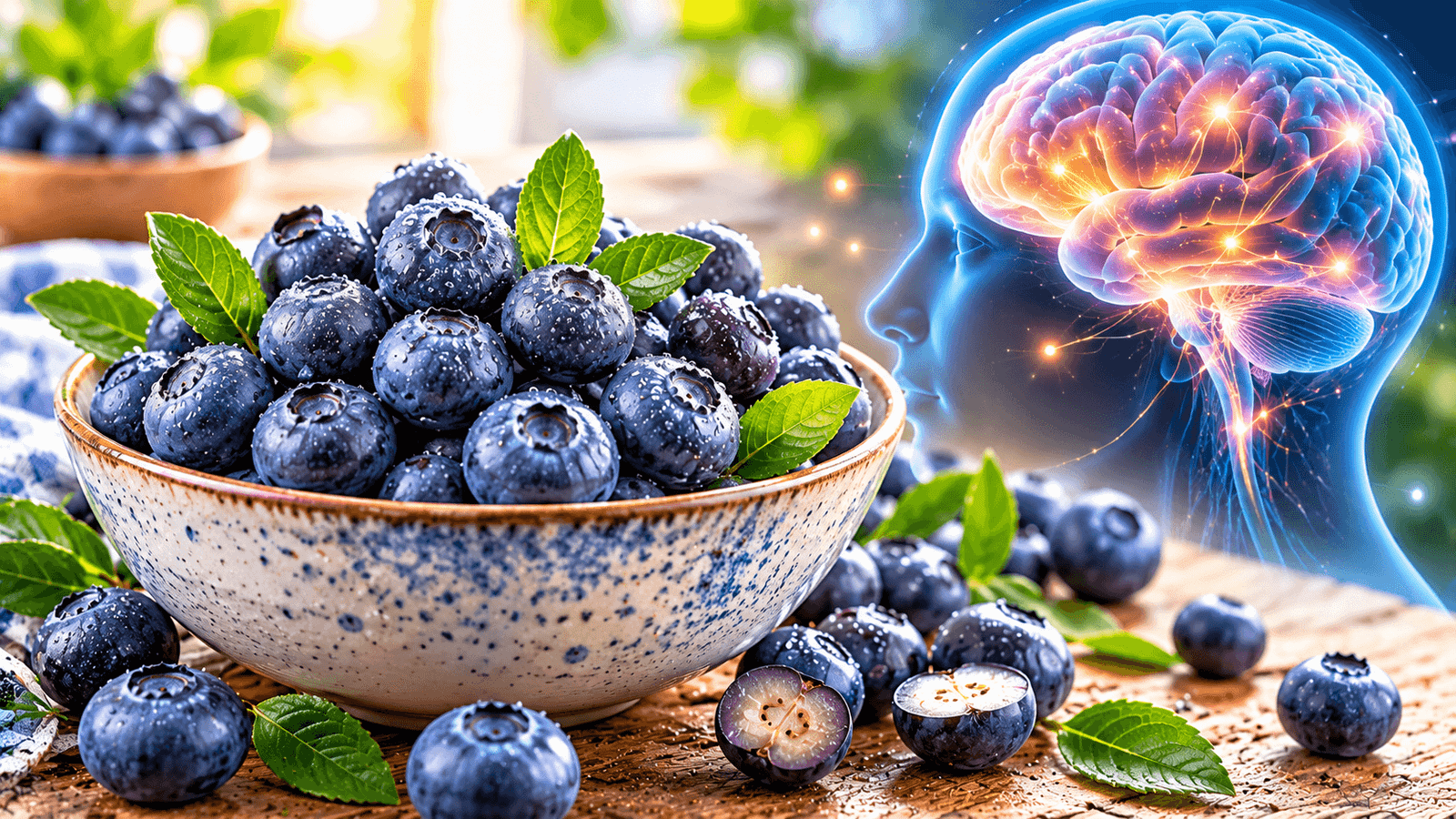 Blueberries and a Glowing Brain 